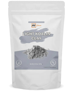 mGanna 100% Natural Light Kaolin Clay Powder for Facial Masks Creams Face Masks and Soap Making 0.5Lbs